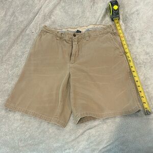 Polo Ralph Lauren Men’s Cotton Flat Front GI Shorts - Khaki - Size 32